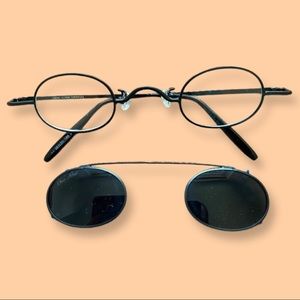 Cleo Nicci Glasses, Removable Shades